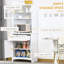 Garde-manger avec tablettes, portes et tiroirs
