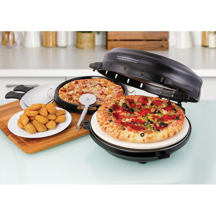 Kalorik 1200 Watt Variable Temperature Hot Stone Countertop Pizza