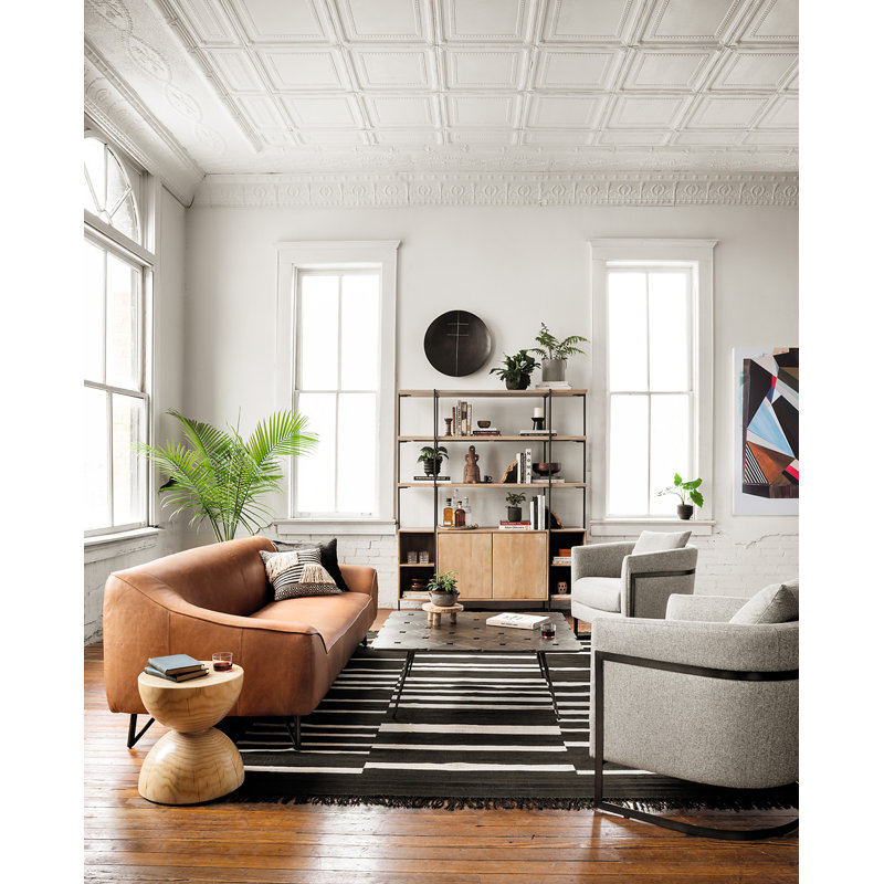 Aliza Solid Wood End Table, Natural Pine