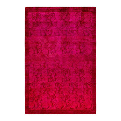 Overyed One-of-a-Kind Rectangle 4'2" X 6'1" Hand Knotted Area Rug