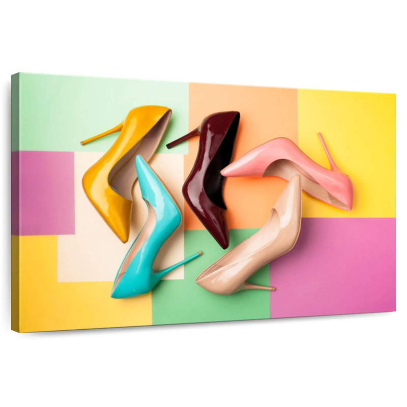 Shuttleworth Chic High Heels, 26" H x 39" W