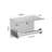 2-Piece Bath Hardware Set Wall Mounted Bathroom Accessories Set With Toilet Paper Holder And Towel Bar In Brushed Nickel-121793993