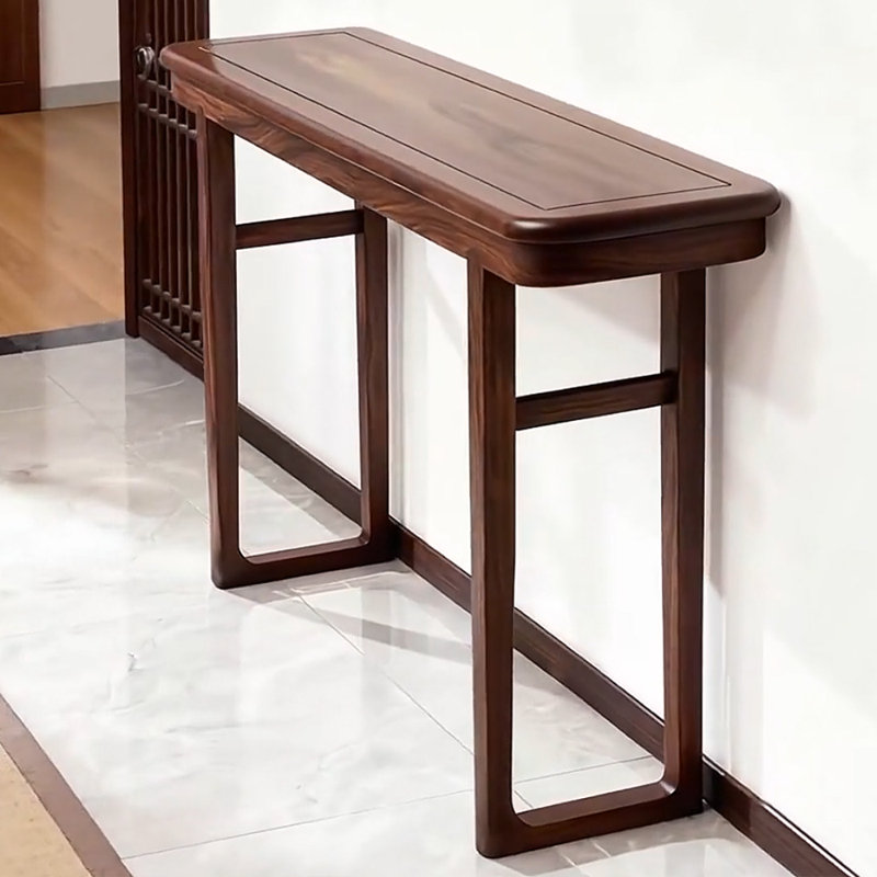 Console simple de style chinois, H 35,4 po x l 47,2 po x P 15,7 po