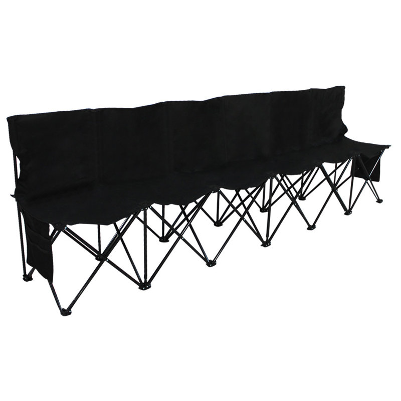 Folding Camping Bench, Black