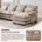 Elegant Chenille Living Sofa
