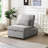 Folding Ottoman Sofa Bed Gray-68841216