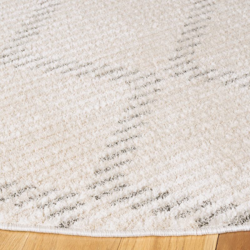 Khaleem Performance Geometric Rug, Round 6'7"