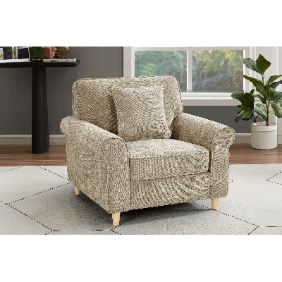 Alexxes Upholstered Chenille Armchair