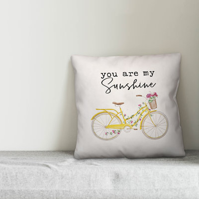 You You are My Sunshine Throw Pillow