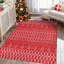 Rectangle Geometric Washable Area Rug-1973750421