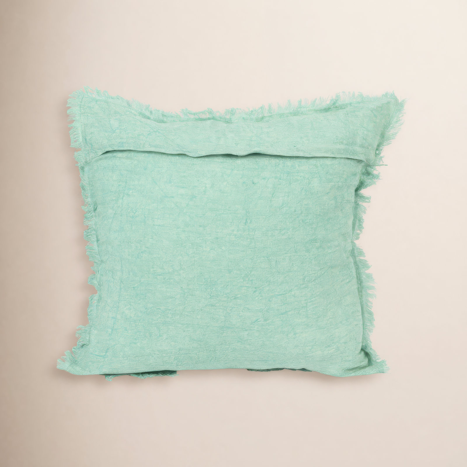 Julianne 20" x 20" Linen Throw Pillow, Mint