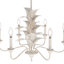6-Lights Dimmable Ceiling Chandeliers with Leaf-31804363