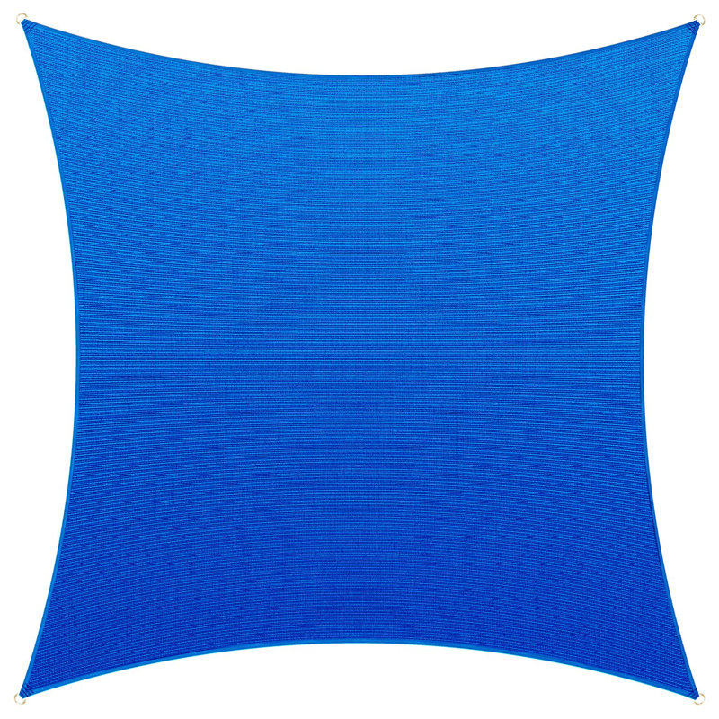 Toile d'ombrage carrée 12', Bleu