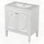 Meuble-lavabo de salle de bain avec lavabo, deux portes avec tablette, charnières de porte à fermeture douce, tablette ajustable à un tiroir de style rétro-1248370380