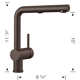 Linus Low Arc Pull-Out Dual-Spray Kitchen Faucet