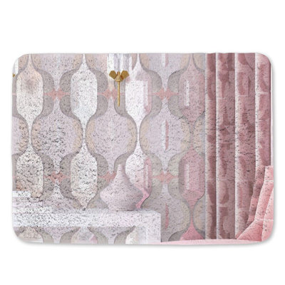 Bhaktivinod Microfiber / Microsuede Non-Slip Bath Mat