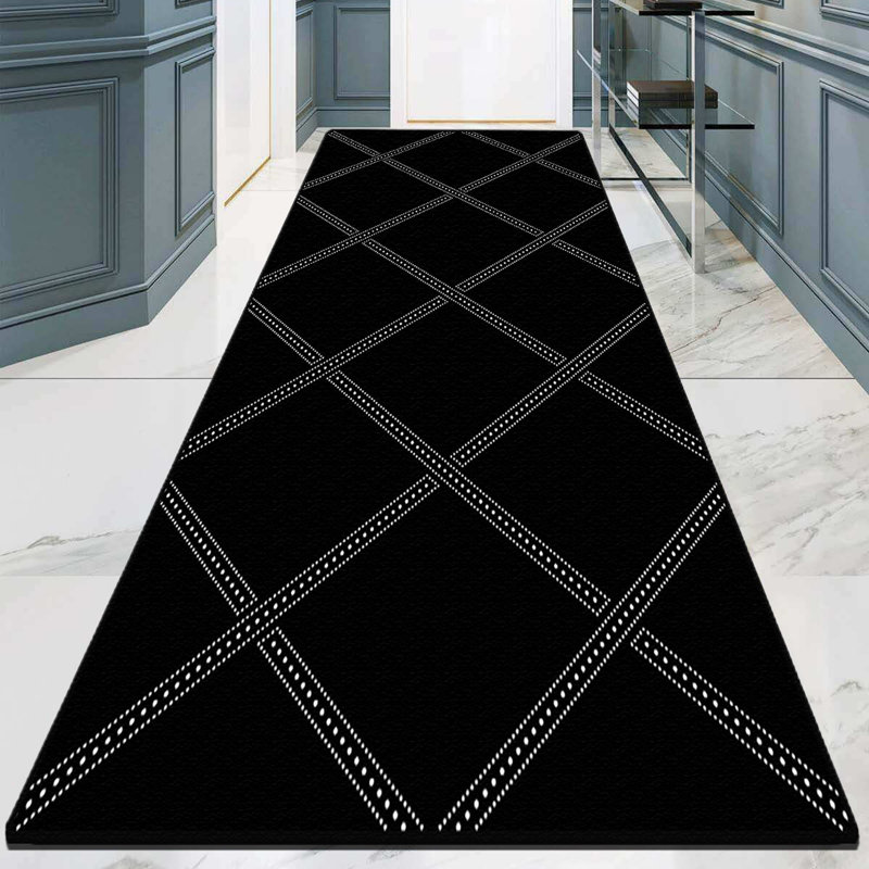 Geometric Indoor Rug, Runner 3'3" x 9'10"