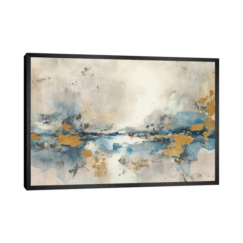 Early Light by Leah Rei - Single Picture Frame Painting on Canvas, 101.6 cm H x 66.04 cm W, Black Framed