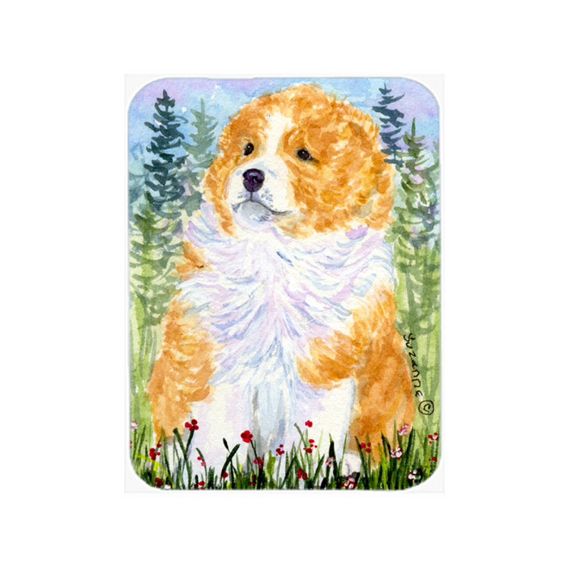 Planche à découper en verre caroline trésors sheltie