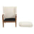 Mid-Century Modern Accent Chair, Upholstered Armchairs With Cushions-119441189