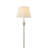 Beige and Brushed Nickel 3-Piece Lamp Set