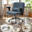 Criss Cross Swivel Office Desk Chair With Flip-Up Armrests And Lumbar Pillow-223370220