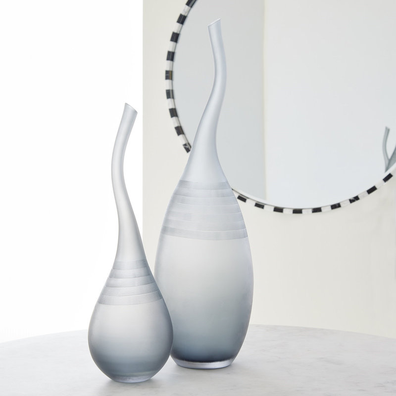 Curvature Bottle, Gray, 19" H x 5.5" W x 5.5" D