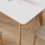 Ensemble de chaises de table en bois de frêne élégant-105508255
