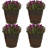 Kehlani 16" x 16" x 13.5" Round Polyresin Outdoor Planter Pot - Set of 4-567128310