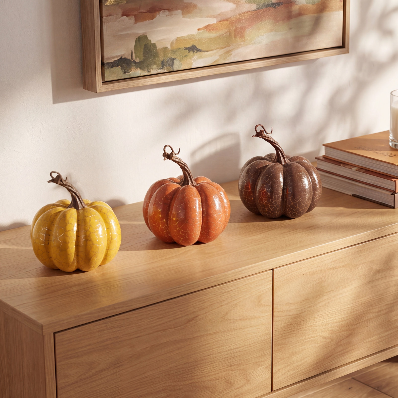 Fall Harvest Tabletop Pumpkin