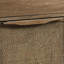 Commode d'appoint en bois massif - Devant de sangle de canne, serrure cachée, tiroir coulissant en métal, finition récupérée, cadre de rangement élégant et fonctionnel, look attrayant