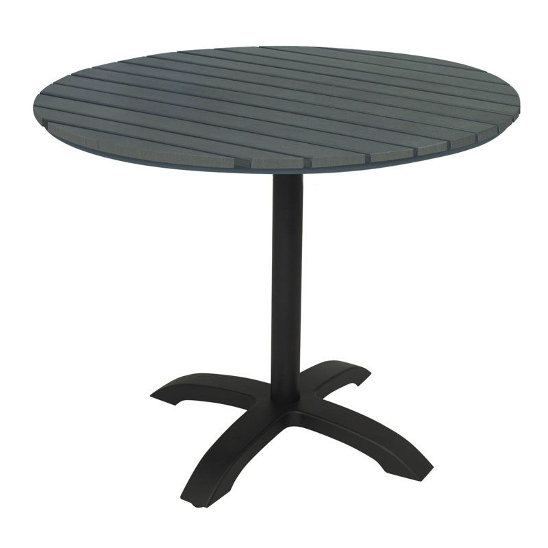 Table ronde 32" Gayla, Gris foncé