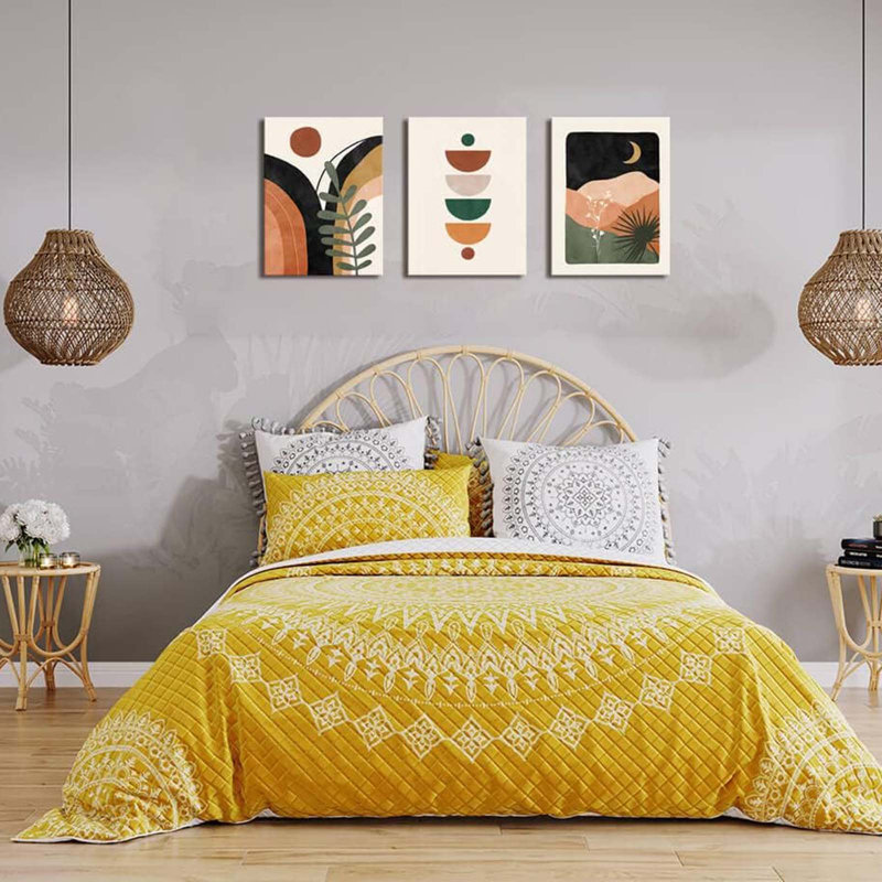 3 Piece Wrapped Canvas Wall Art