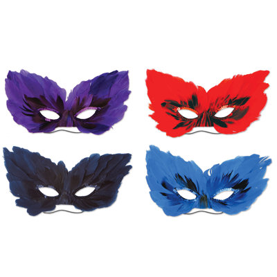 Costume Masks - Pack of 12
