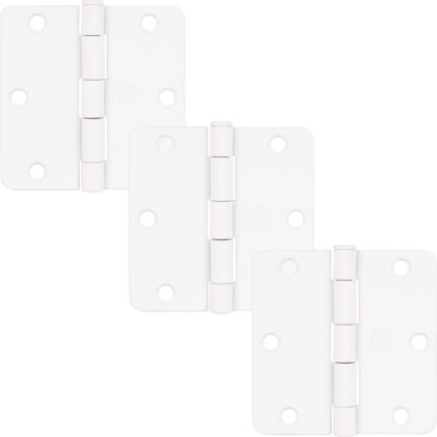 3-1/2" Door Hinges, 1/4" Radius Corner