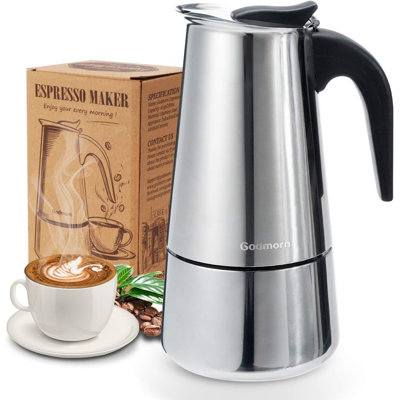 KingSo 1.25 cups -Cup Coffee Maker Coffee & Espresso Maker French Press Coffee Maker Percolator Turkish Coffee Pot