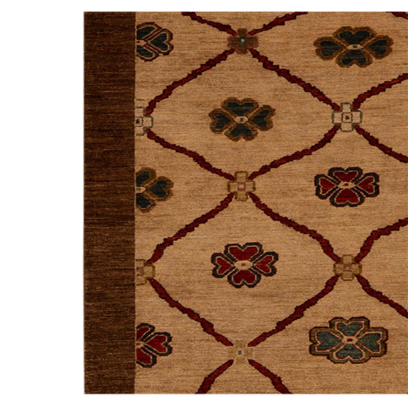 Tapis sienne / brun clair de haute qualité