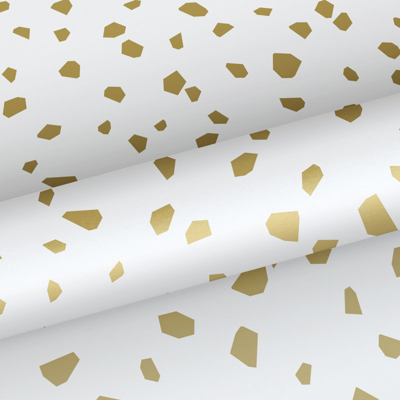 Confetti Pastel Terrazzo Wallpaper, White