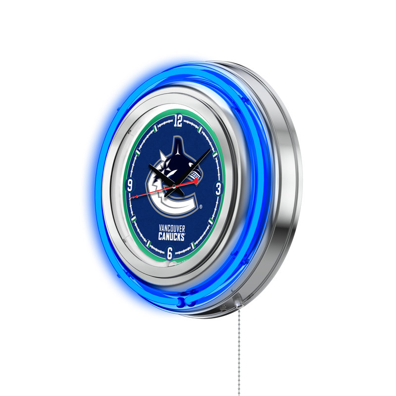 Horloge murale 15" nhl, Vancouver Canucks