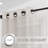 Dawan Faux Linen Semi-Sheer Grommet Curtain Panels-2034590669-2034590659