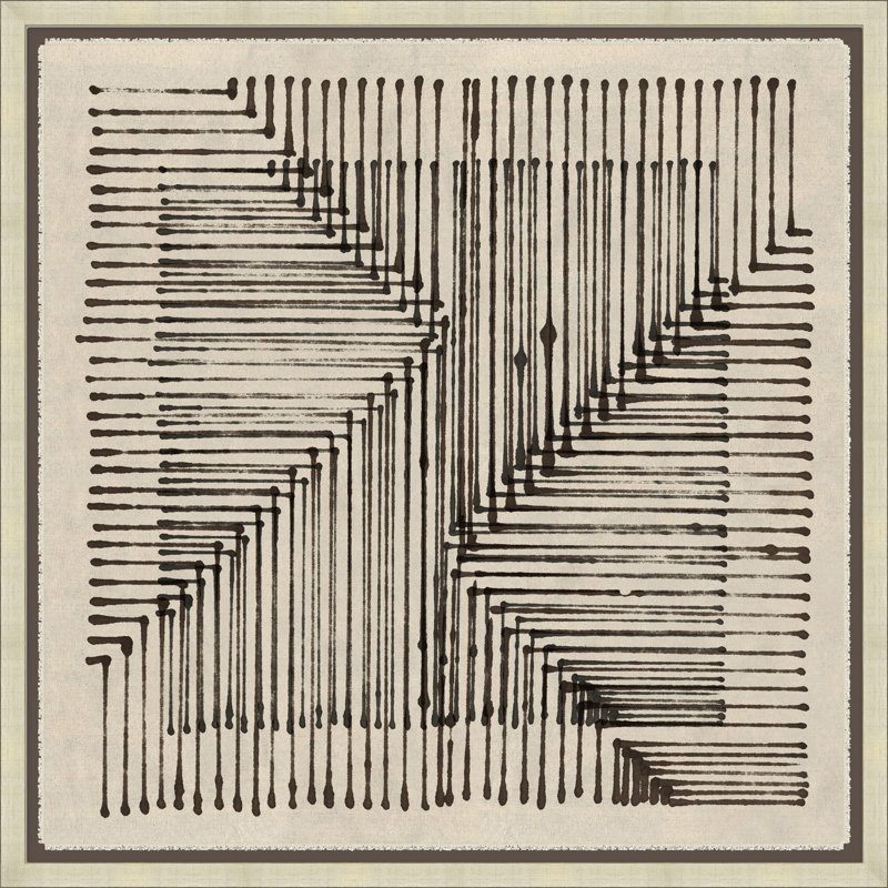 Brown MOD Tapestry 4 Print by Thom Filicia