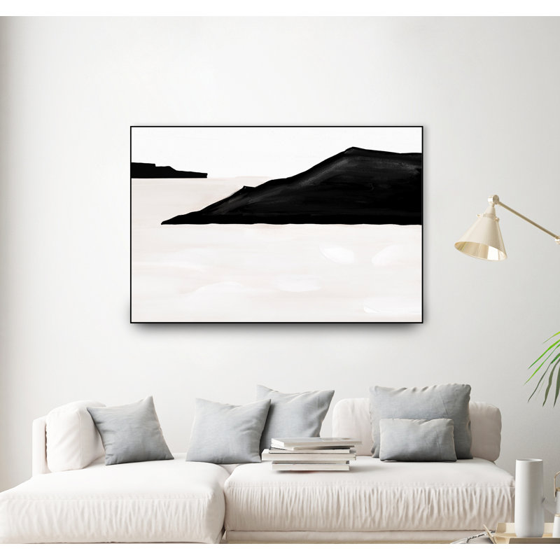 Black Mountains' Framed Canvas