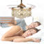 Ventilateur de plafond en cristal 42 po avec télécommande Duranko