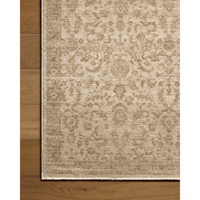 Tapis ivoire / avoine Magnolia Home par Joanna Gaines x Loloi Storrie, Ivoire / avoine, 3 pi 6 po x 5 pi 6 po