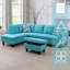 Canapé modulaire en lin 3 pièces-779360836-779360830
