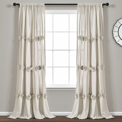 Darla Semi Sheer Curtain Single Panel