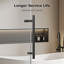 Portes de douche coulissantes simples sans cadre à fermeture en douceur-127317735