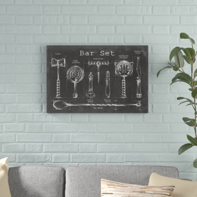 «Bar Set», peinture sur toile