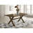 Carbon Knotty Nutmeg Rectangular Dining Table