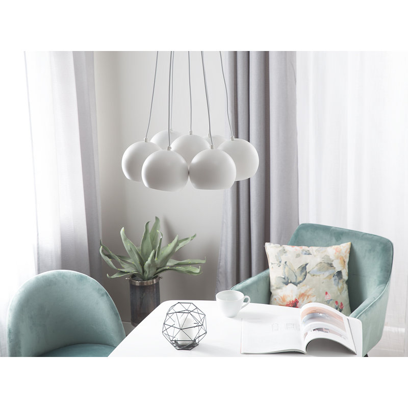 7 - Light Cluster Pendant, White